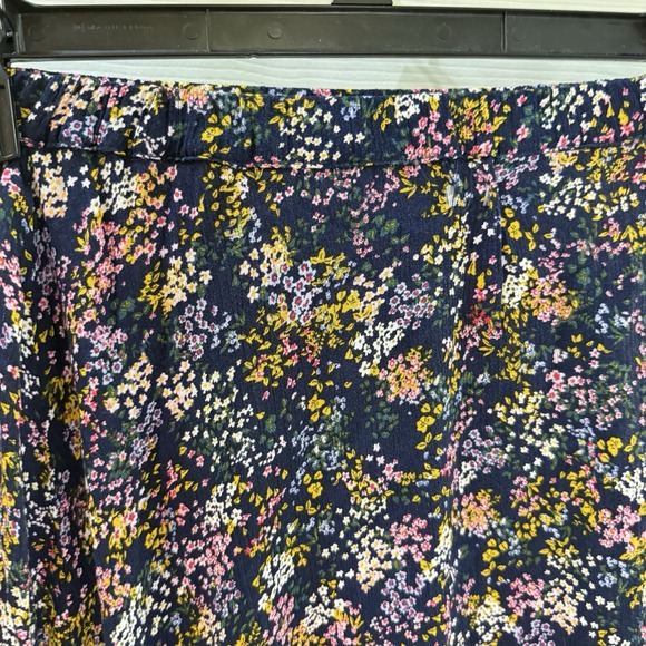 Women's Skirt Bloomcore Floral Asymmetrical  Midi Elastic Waist 26 - Picture 6 of 12